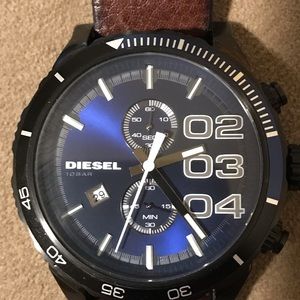 Diesel DZ-4312 Black Case Blue Dial Men’s Watch